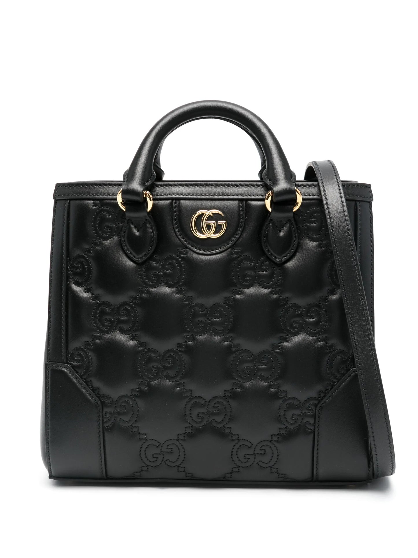 GUCCI small GG matelassé top-handle bag