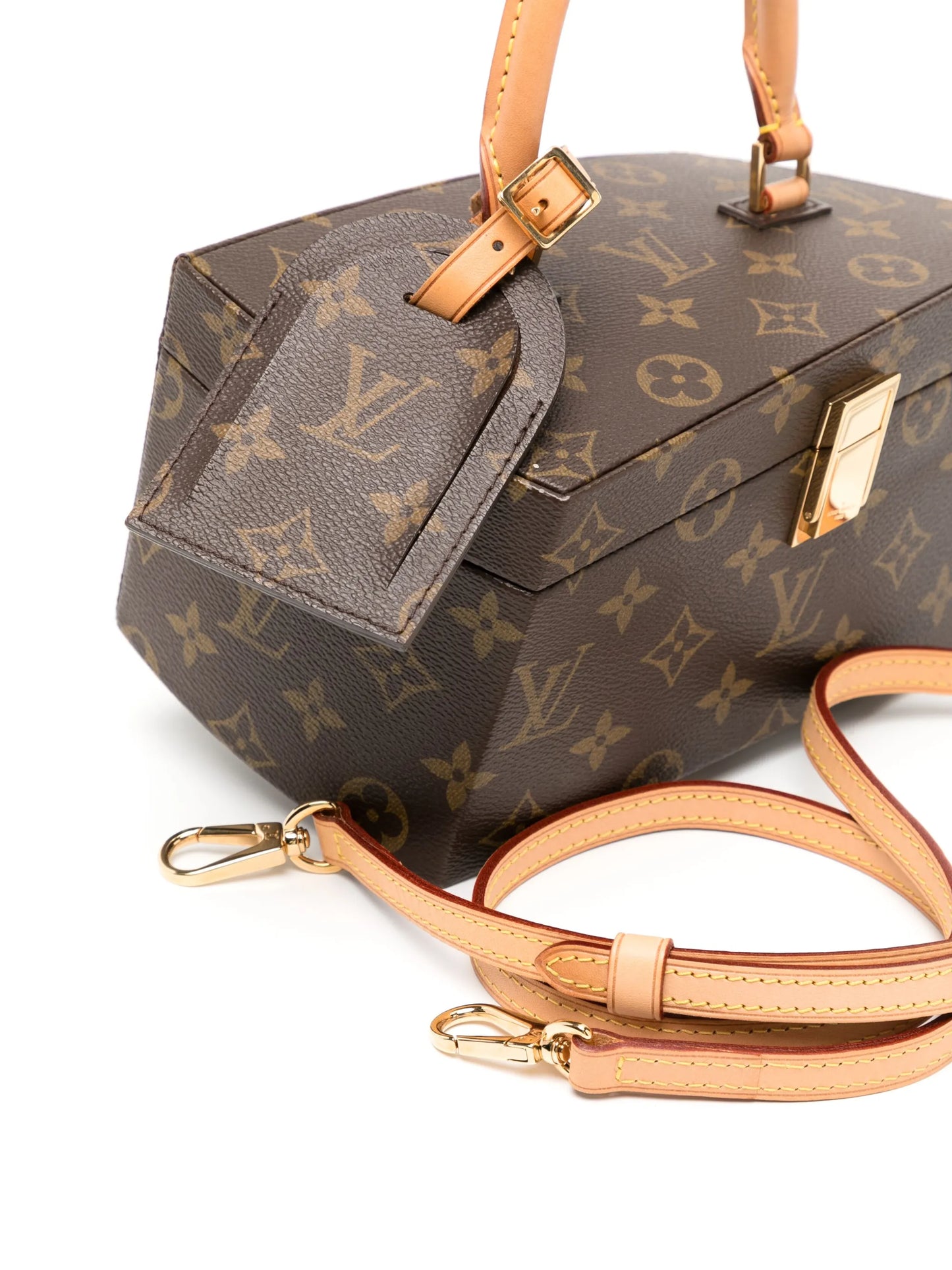 LV Monogram Twisted Box two-way handbag