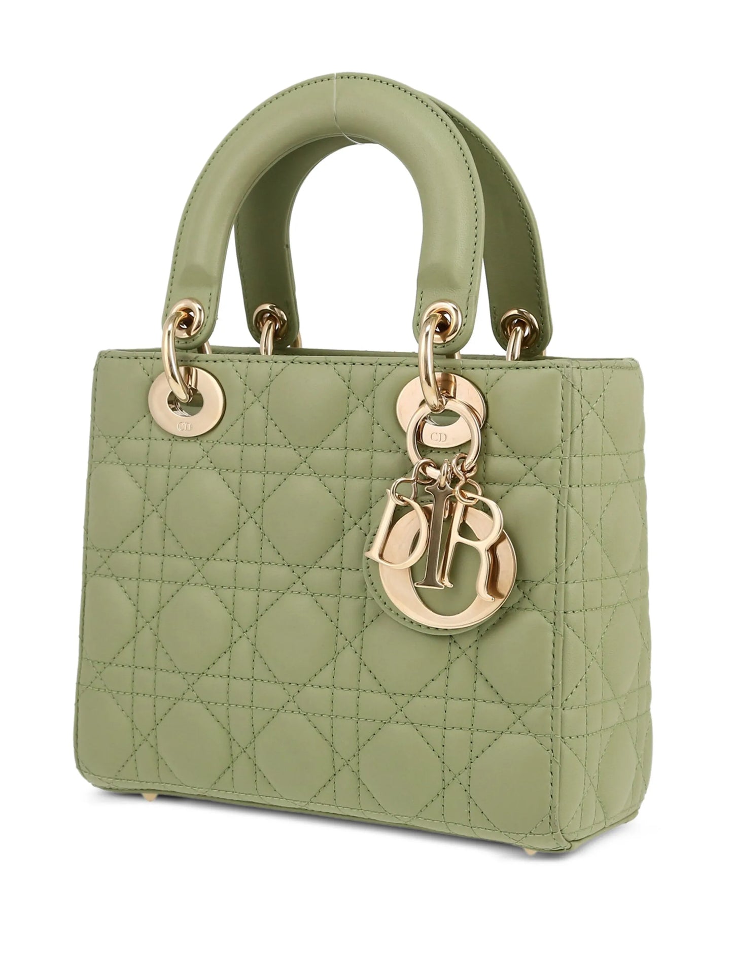 CHRISTIAN DIOR Cannage Lady Dior two-way handbag