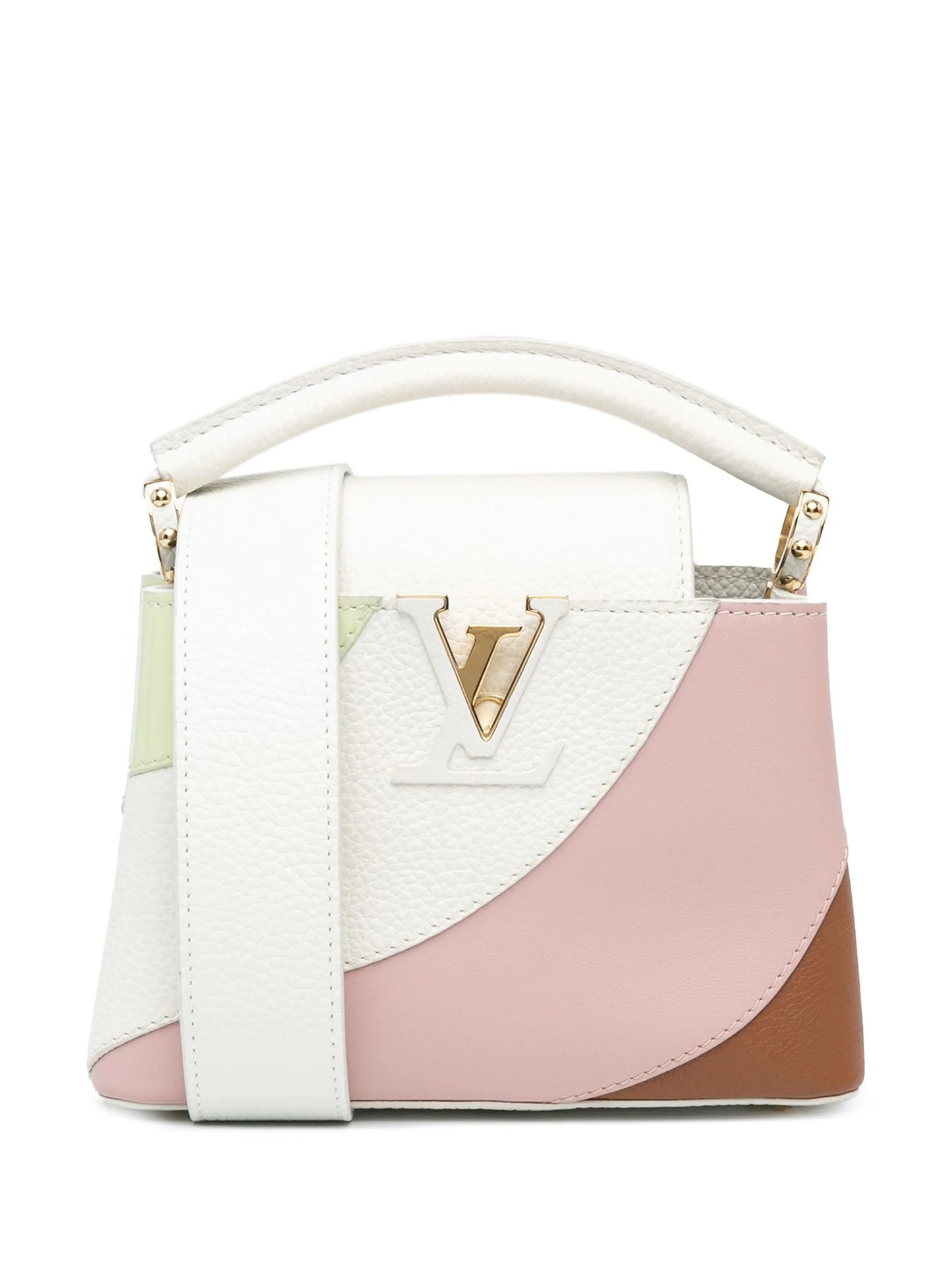 LV present Taurillon Gelato Mini Capucines satchel