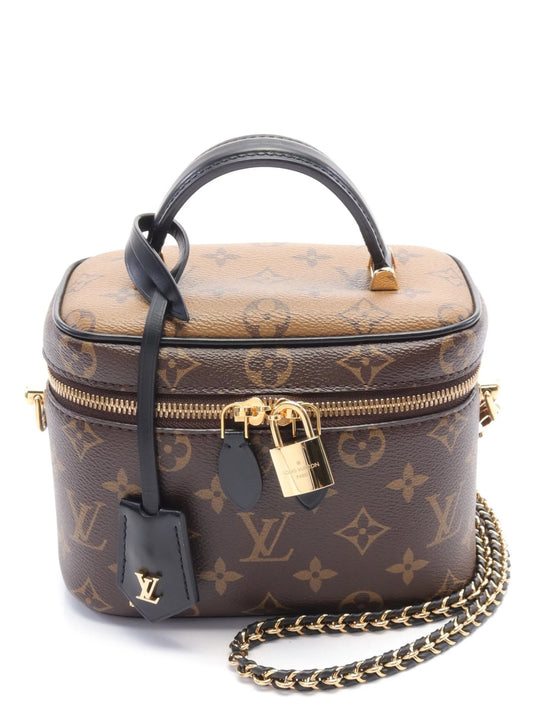 LV monogram vanity two-way handbag